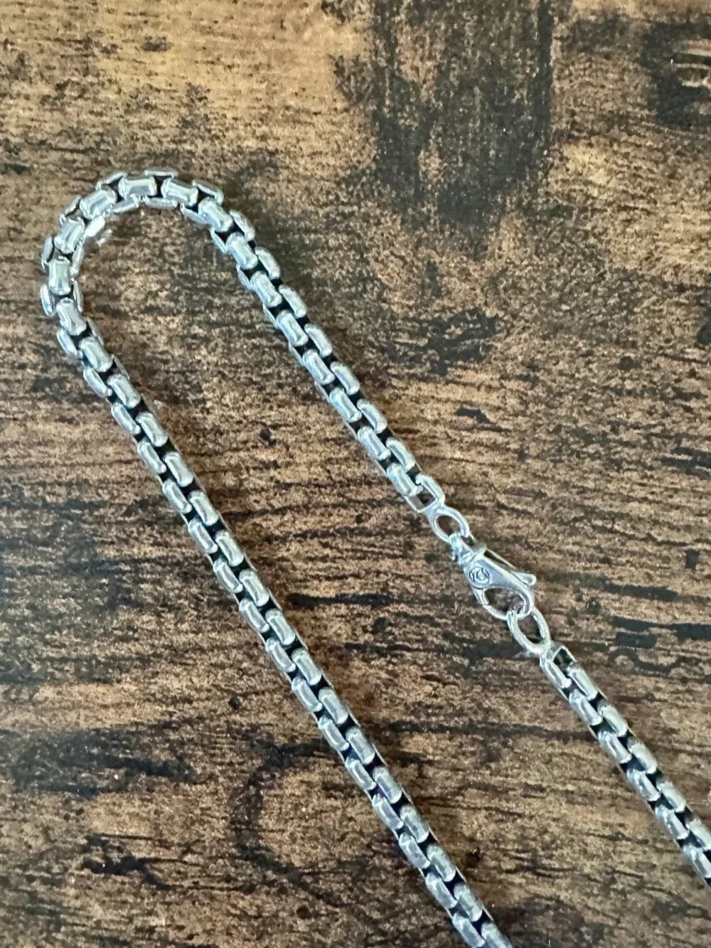 David Yurman Box Chain Necklace in Sterling Silver - 4.8mm - 26